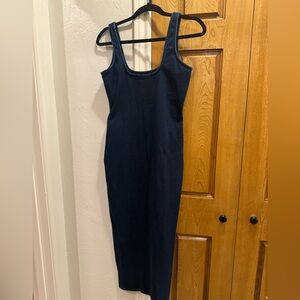 Good America denim bodycon dress. Size 1.